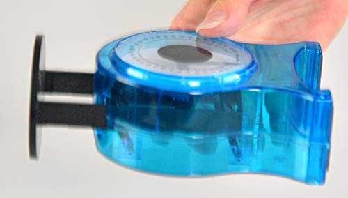 Home-X Blue Kitchen Scale, Small Mechanical Scale For Weighing Food Portions Up To 35 Oz, Analogue, Simple To Use, No Battery- 6” H X 4.5” W #TOP7