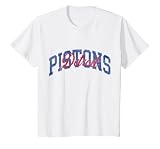 NBA x Winnie Harlow Detroit Pistons City Script T-Shirt, Youth, White, Medium