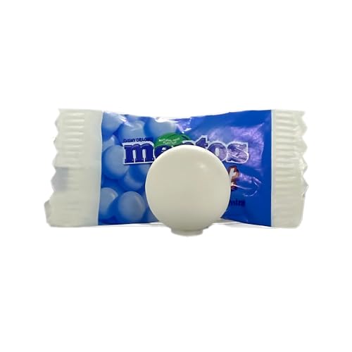 50 x Mentos Mint Individually Wrapped Chewy Pillow Sweets by Espresso Yourself Portion Mints Bulk Sweets Perfect for Catering Multipack Sweets Office Travel & Events