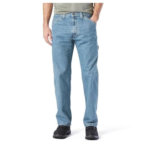 Signature by Levi Strauss & Co Men's Carpenter Jean, Light, 36x34