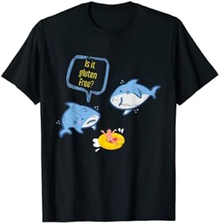 Funny Shark Is It Gluten Free T-Shirt