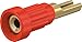 Multi-Contact 23.1010-22 Staubli Electrical Connectors Socket, 1 mm, Red (Pack of 10)