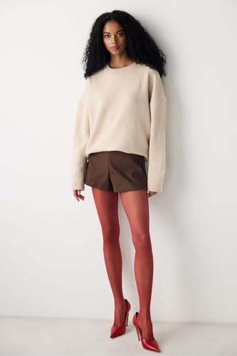 Penti Fashion Fit 15 Denye Külotlu Çorap Şarap Rengi 1 Numara Kadın 1 - Görsel 2