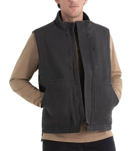 Thorogood Men's Heritage Stone Washed Canvas Vest2