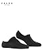 FALKE Women's Cool Kick No Show Socks, Breathable, Cooling Effect, Polyester, Low Cut Everyday Sock, Non Slip Heel, Black (Black 3000), 6.5-7.5, 1 Pair