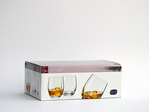 Bohemia Conjunto de 6 copos de uísque Club Old Fashioned, capacidade de 300 ml