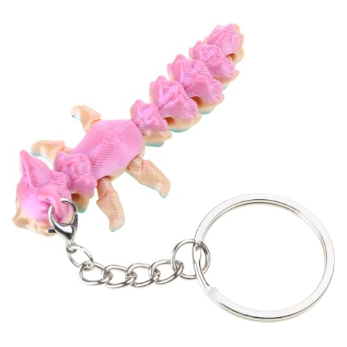 Llavero articulado de zorros en 3D arcoíris 3-6cm - Fernando Cortés