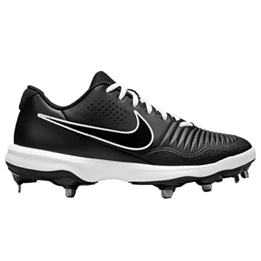 Nike Men's Alpha Huarache Elite 3 Metal Baseball Cleats SZ 9 Black/White