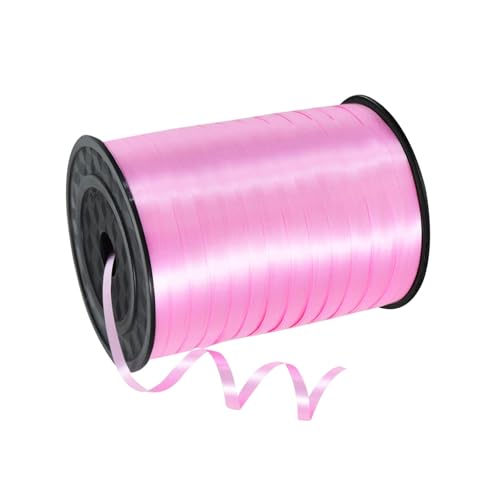 Ruban Pour Ficelle De Ballon, 500 Yard Bolduc Lisse Paquet Cadeau Rose Foncé Rubans Curling Mariage Anniversaire Noël Accessoire De Décoration&Bricolage