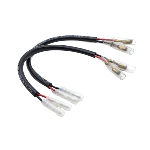 Indicador señal de giro para motocicleta con adaptadores de cableado estancos