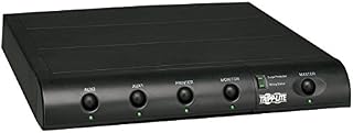 Tripp Lite 6 Outlet Under-Monitor Surge Protector Power Strip, 6ft Cord, Tel/Modem Protection