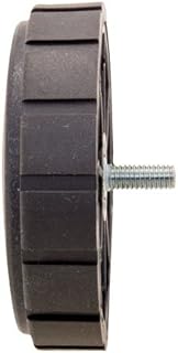 RK-88 Studded Soft-Touch Thermoplastic Fluted Knob 2.26 Inch Diameter, 1/4-20 x 1/2 Inch Stud