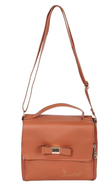 Stylish Sling Crossbody Bag for Girls and Women Made with Durable Vegan Leather Material Carefully HandcraftedAdjustable and Detachable Straps