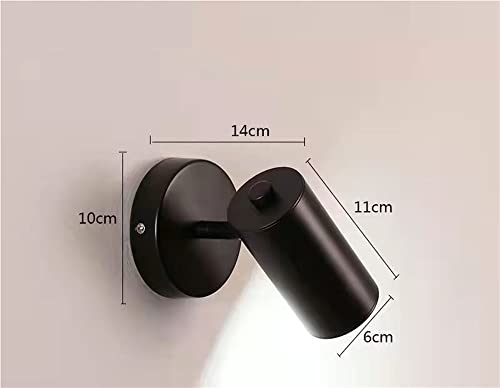 Apliques de pared LED ajustables con base E27 para lectura en cabecera de dormitorio 4