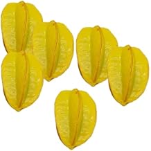 Pack of 6 Artificial Starfruit Simulation Carambola Fruit for Shop Display Kitchen Decoration Photography Starfruit