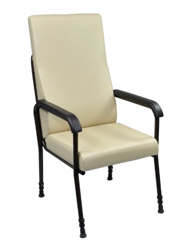 Aidapt Longfield Height Adjustable Chair. Ergonomically Designed to Give Lumbar Support, Wipe Clean Finish