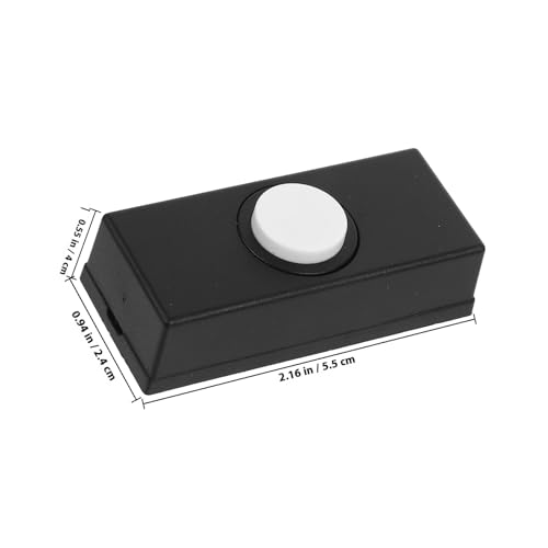 NUOBESTY Vintage Doorbell Push Button Wall Mounted Bell for Home Entry Wired Door Chime Button Replacement Retro Doorbel - Additional View