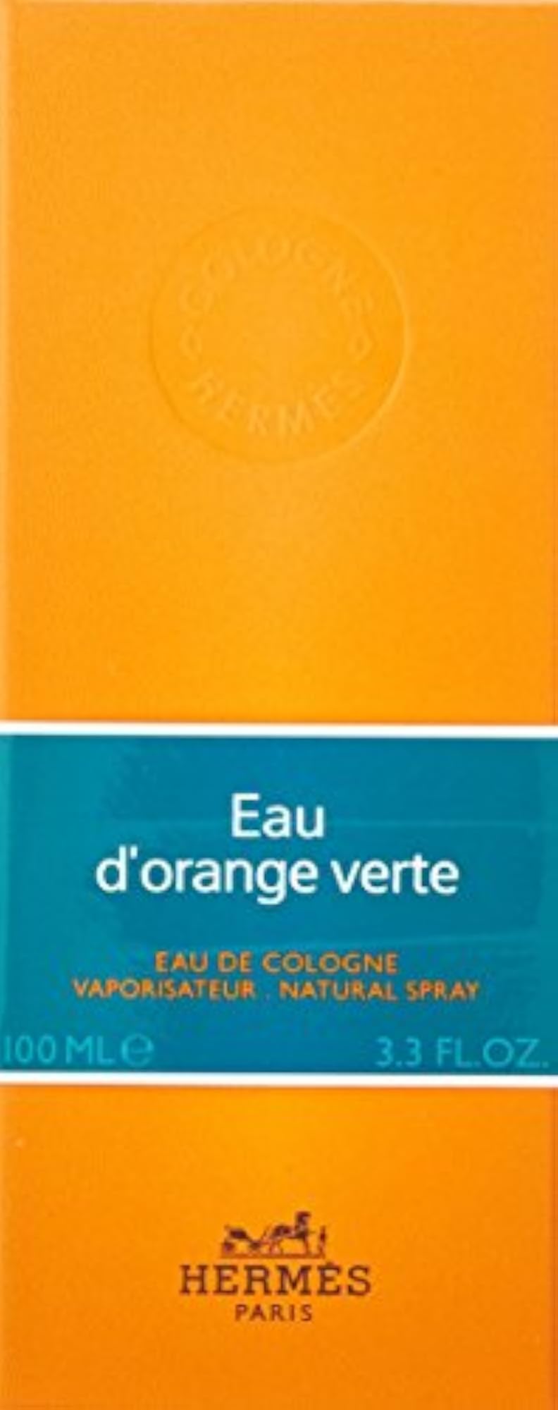 Eau d'Orange Verte By Hermes For Men (Cologne, 100 ML)