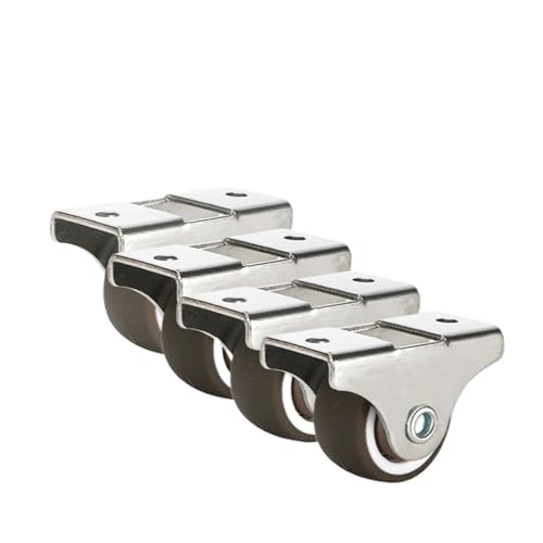 Roulettes directionnelles silencieuses 2,5 cm en caoutchouc pour déplacer vos meubles sans trace