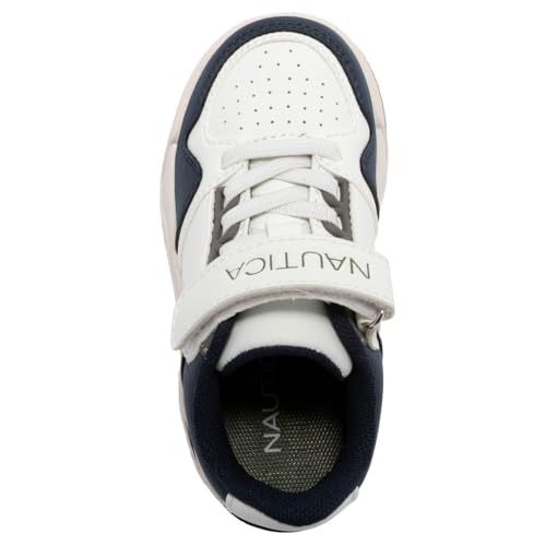 Image of Nautica Kids Adjustable Strap Shoes | Comfortable Casual Sneakers for Boys and Girls, Toddlers & Little Kids