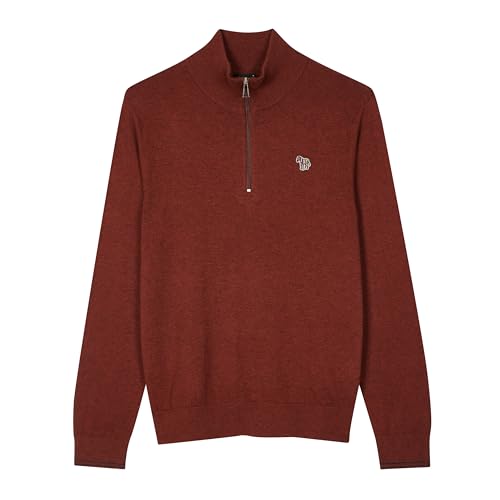 Paul Smith Men's Zebra Half Zip Sweater