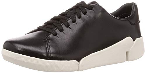 Clarks Tri Abby, Zapatillas para Mujer, Negro (Black Black), 38 EU