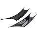Xiaoyudou Left & Right Interior Door Pull Handle Covers Repalcement for 2012-2018 BMW 320,328,330,335,M3,2014-2017 BMW 428,435,M4(Black)