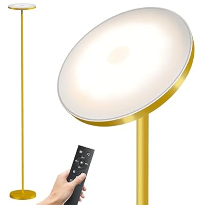 SUNMORY Floor Lamps for Living Room, 32W/3000LM Super Bright LED Floor Lamp with Remote Control, 69" Tall Standing Lamp with Stepless Dimmable, Modern Torchiere Corner Lamp for Bedroom, Office