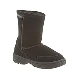 BEARPAW Meadow 6.5 Inch Shearling Boot (Little Kid/Big Kid),Black,3 M US Little Kid