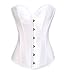 Produktbild MISS MOLY Damen Satin Vollbrust Korsett Top für Dicke Bauch Weg Vollbrust Corsage mit G-String