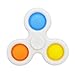 CaLeQi Juguete Sensorial de Hoyuelos de Rotación Simple Mini Fidget Hoyuelos Juguete de Silicona Gamepad Tablero Giratorio Juguete Juguete Educativo Temprano Alivio del Estrés Juguete