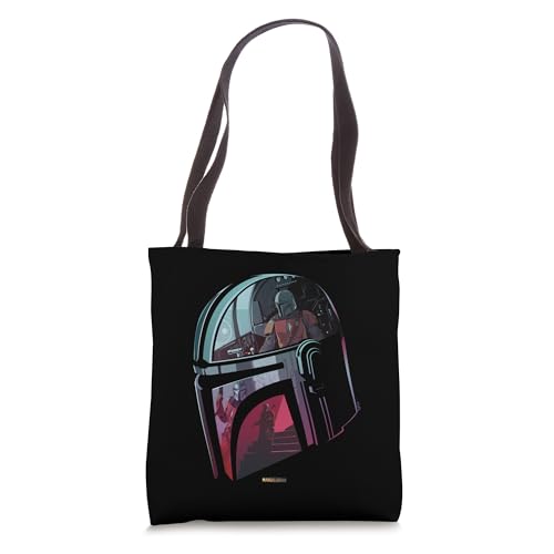 Sac fourre-tout Mandalorian Star Wars grand format en toile imprimée