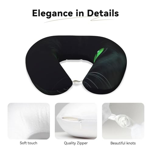 Almohada de espuma viscoelástica para viajes cuello U miniatura 2