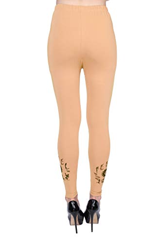Image of Plus Size Printed Ankle Length Leggings for Women