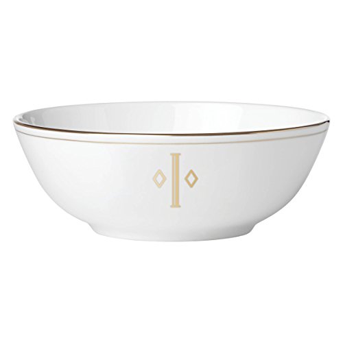 Lenox Federal Gold Block Monogram Dinnerware Placesetting Bowl, I
