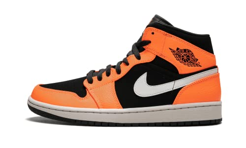 Nike Men's High-Top Sneakers Basketball Shoe, Orange Black Cone Light Bone 062, 13