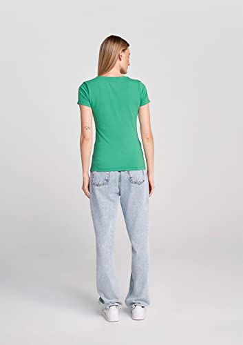 Blusa meia manga, Feminino, Hering, verde medio, G