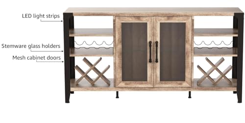 Vabches58winebarcabinetwithwinerackstoragehomebarforliquorandglassesfarmhousecoffeebarcabinetliquorcabinetbarforhomelivingroomdiningroomsideboardbuffetcabinet Urban Country Home Decor Vabches 58 wine bar cabinet with wine rack storagehome bar for liquor and glasses farmhouse coffee bar cabinet liquor cabinet bar for home living room dining room sideboard buffet cabinet urban country home decor