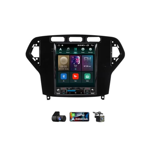 Navegador GPS Android 14 de 9 Pulgadas para Ford Mondeo con DSP 2K