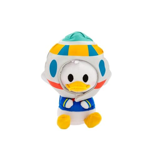 DISNEY STORE Officiel Mini Mix-Its Plushies – Donald Duck – Animaux en peluche mignons – Chapeaux amovibles à mélanger et assortir – Sangle...