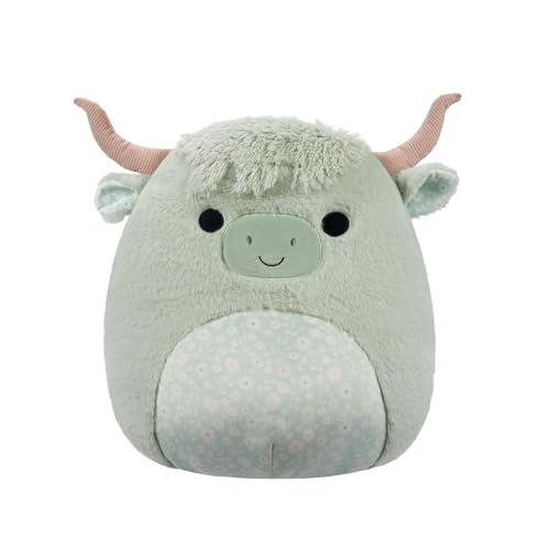 Squishmallows Iver vache Highland peluche FuzzAMallows 40cm doudou Jazwares 1885509