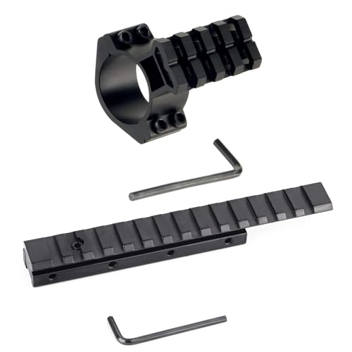 Rail de conversion 11 mm vers Picatinny 21 mm pour adapter une lunette 25,4 mm