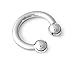 316L Surgical Steel Circular Barbell Horseshoe 6g 3/4