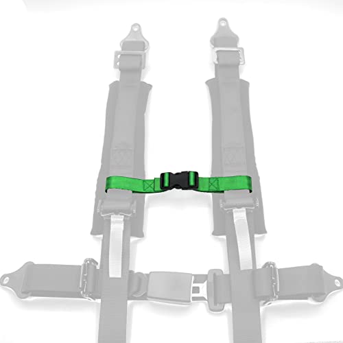 MAOERYAN 2 PACK Sternum Strap For 2 inch 3 inch 4 point 5 point UTV ATV Golf Cart Go Kart UTV harnesses Safety Harness (Green, 2 PACK)…
