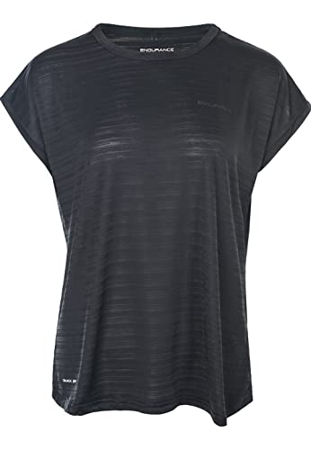 Camiseta para mujer Endurance Limko en color liso y cuello redondo para running