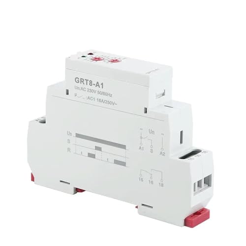 Relais temporisé GRT8-A module de retard rail DIN 16A - 4