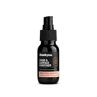 Thankyou Antibacterial Hand & Surface Sanitiser Spray, 50ml, Antibacterial Grapefruit, 50 ml Pack of 1