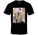 Drip Cartel Kevin James Smirkin Santa Hat Meme Christmas T Shirt 3XL Black