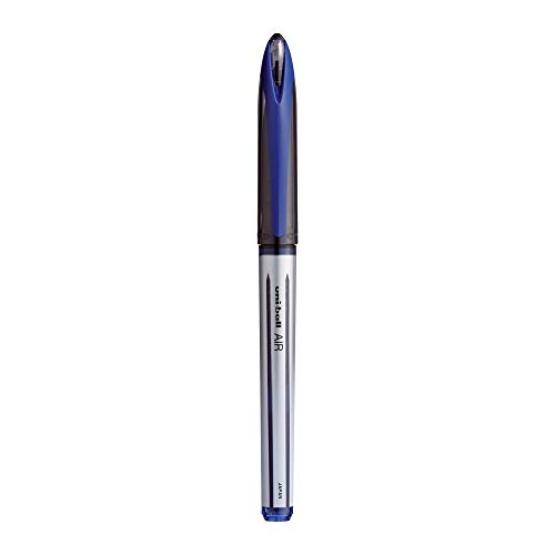 uni-ball Air UBA188L 0.7mm Roller Ball Pen | Blue Body, Blue Ink, Pack of 3