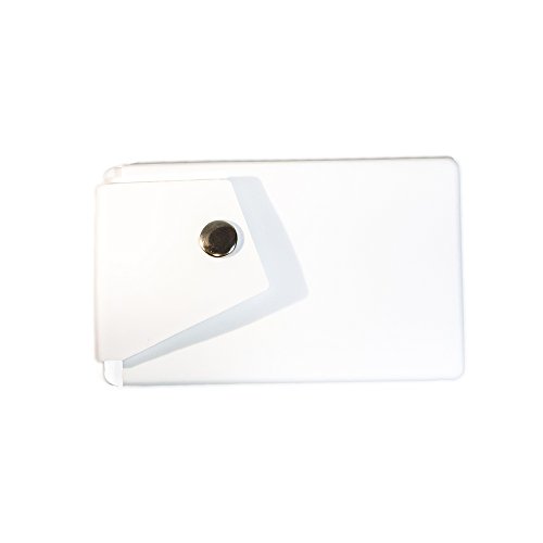 iPhone Card Holder,Phone Card Holder, Cell Phone Adhesive Stick on Wallet with Button Sticky on The Phone/Case Back for iPhone,Samsung,LG,Motorola,HTC (Snow White)